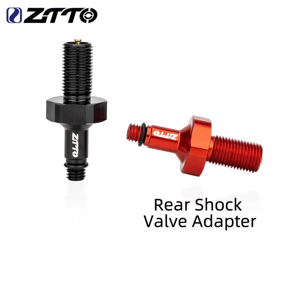 ZTTO อะแดปเตอร์วาล์วโช๊คหลังสําหรับ MTB จักรยานด้านหลัง Shock Air Pumb วาล์ว AV