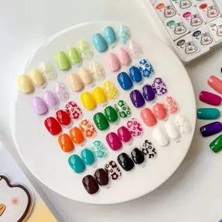 พร้อมส่ง Nail & Yolly 18 สี Yellow จานสีเหลือง เซท คุณภาพดีมาก เจลสำหรับใช้ในการวาดภาพโดยเฉพาะค่ะ