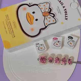 พร้อมส่ง Nail & Yolly 18 สี Yellow จานสีเหลือง เซท คุณภาพดีมาก เจลสำหรับใช้ในการวาดภาพโดยเฉพาะค่ะ