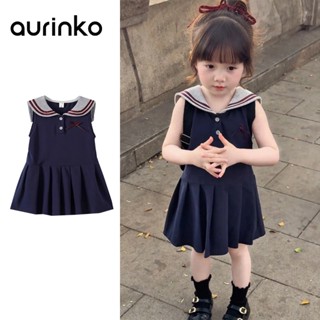 [Aurinko] ชุดเด็กผู้หญิง ผ้าฝ้ายสลิง ชุดเจ้าหญิง ชุดไปงานปาร…