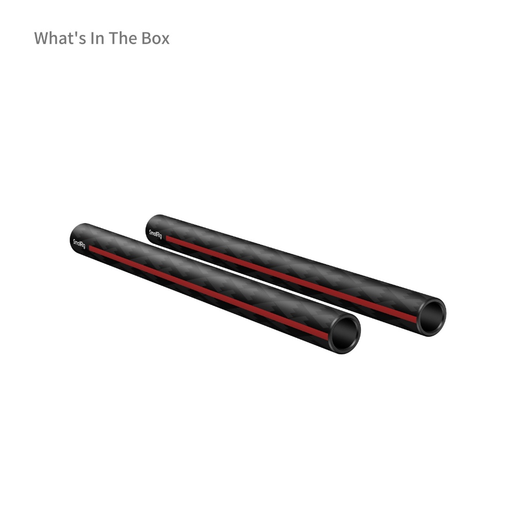SmallRig 15mm Carbon Fiber Rods (คู่, 12