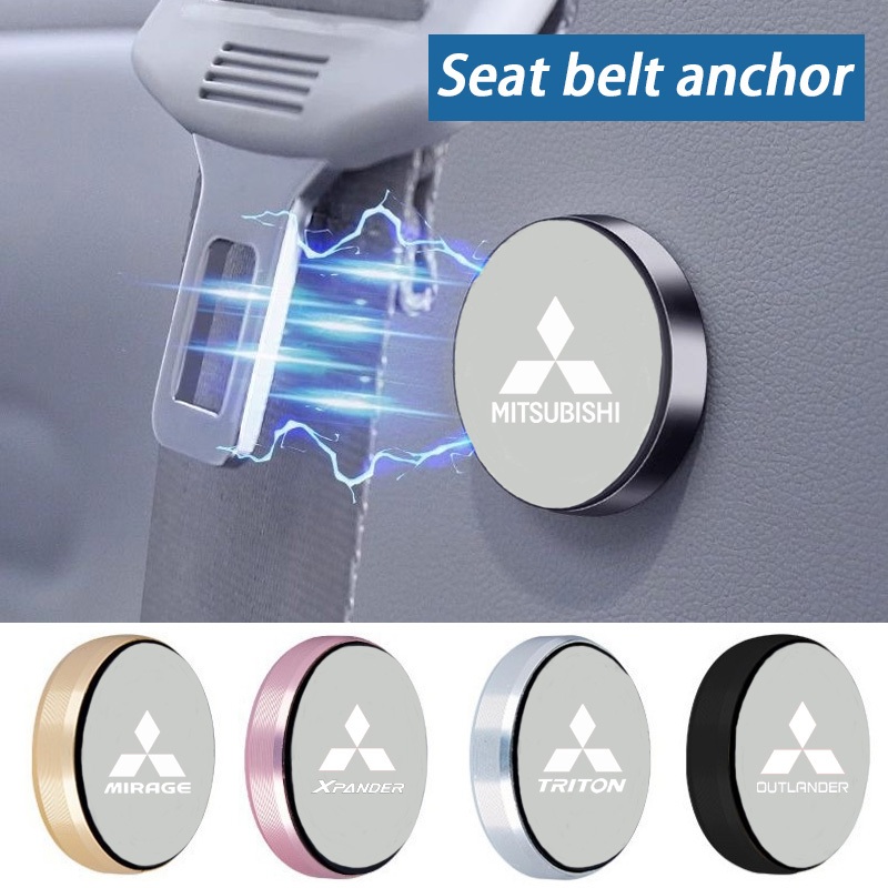 MITSUBISHI รถมิตซูบิชิ สมอเข็มขัดนิรภัยแม่เหล็กเพื่อป้องกันการชนเสียง Attrage Mirage G4 Triton Xpander Pajero Xpander Lancer ASX Storm Kuda Outlander L200