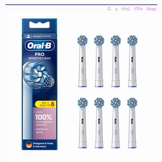 สําหรับ Oral b หัวแปรงเติมทดแทนแปรงสีฟันไฟฟ้า EB60 Sensitive Clean 4&8 ชิ้น