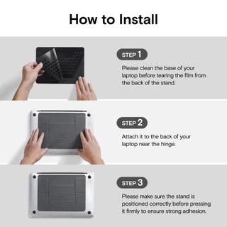 MOFT Adhesive Laptop Stand (Vegan Leather) แท่นวาง Laptop แบบติดกาว 11.6-16 นิ้ว