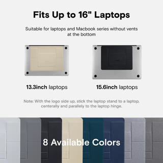MOFT Adhesive Laptop Stand (Vegan Leather) แท่นวาง Laptop แบบติดกาว 11.6-16 นิ้ว