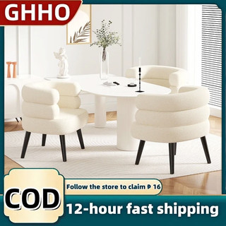 ✨GHHO + Local Delivery✨ Single Sofa Nordic Style Makeup Chair Home Balcony Bedroom Lazy Comfortable Sofa Chair