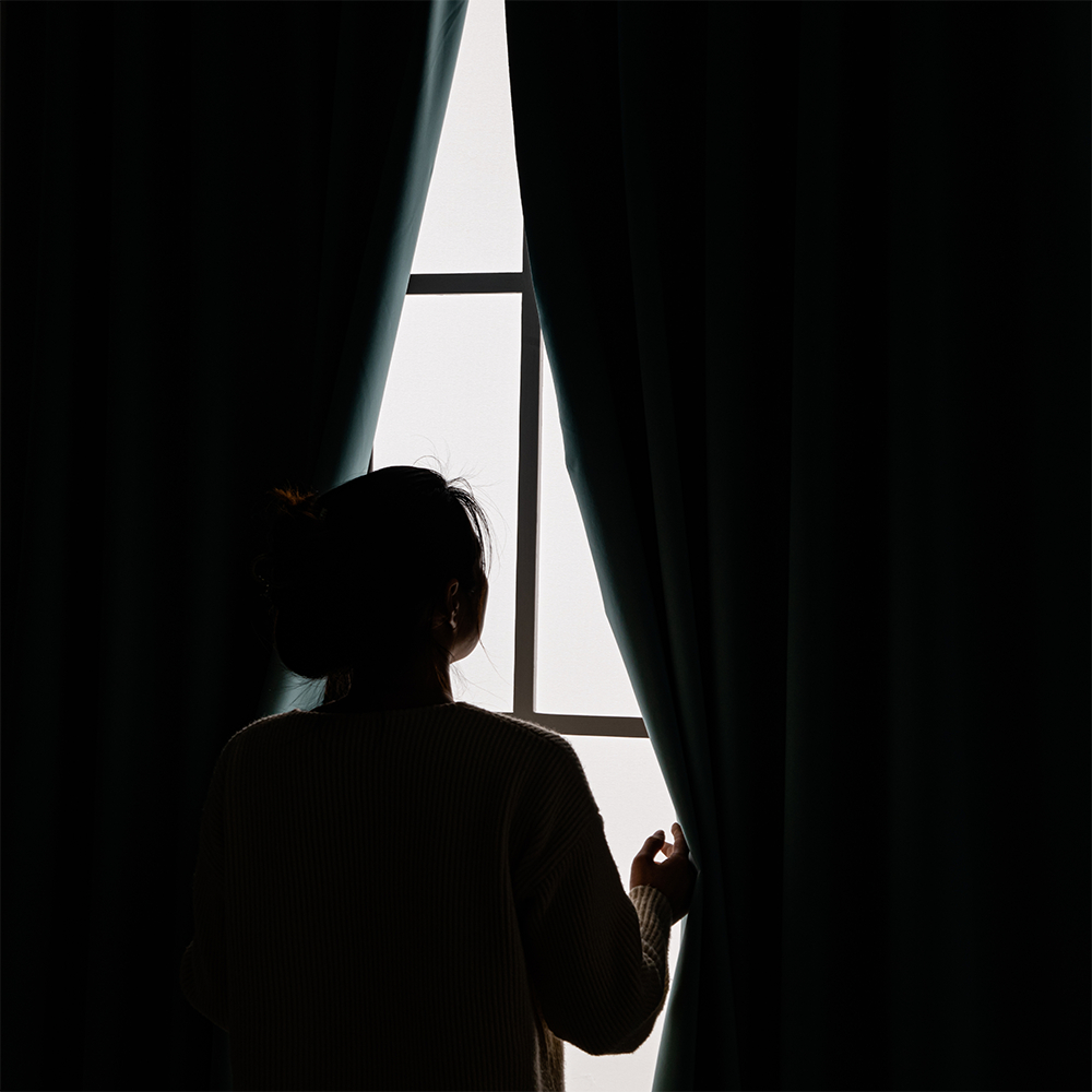 ผ้าม่านตีนตุ๊กแก ม่านกันยูวี 100% ม่านกันแสง สไตล์มินิมอล ม่านประตู ติดตั้งง่าย พร้อมส่ง - รูปที่ 3