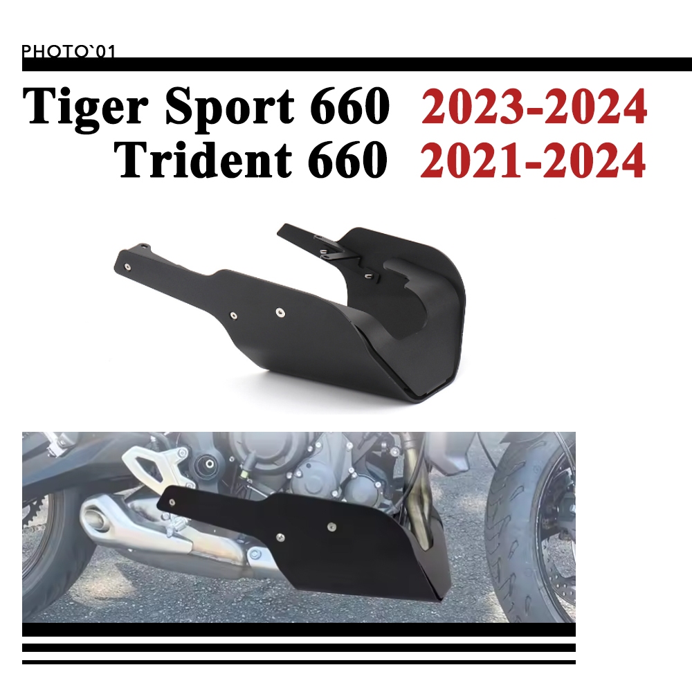 Psler การ์ดแคร้ง กันเครื่อง กันแคร้ง สําหรับ 2022 2023 Triumph Trident 660 Trident660 Tiger 660 Tige