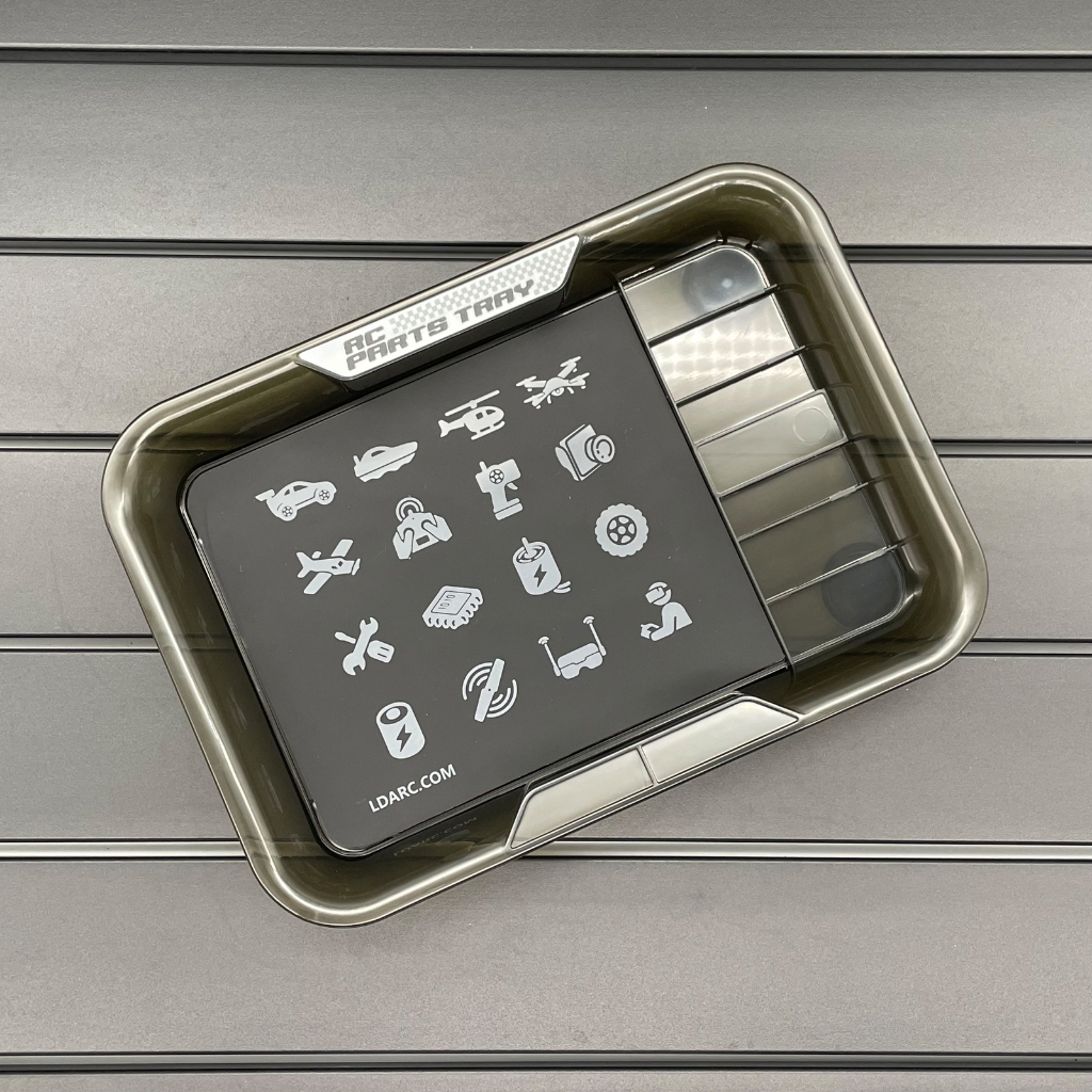 LDARC L216 ถาดชิ้นส่วนถาดเก็บพลาสติกมัลติฟังก์ชั่นสกรูอุปกรณ์เสริมกล่องซ่อมเครื่องมือ