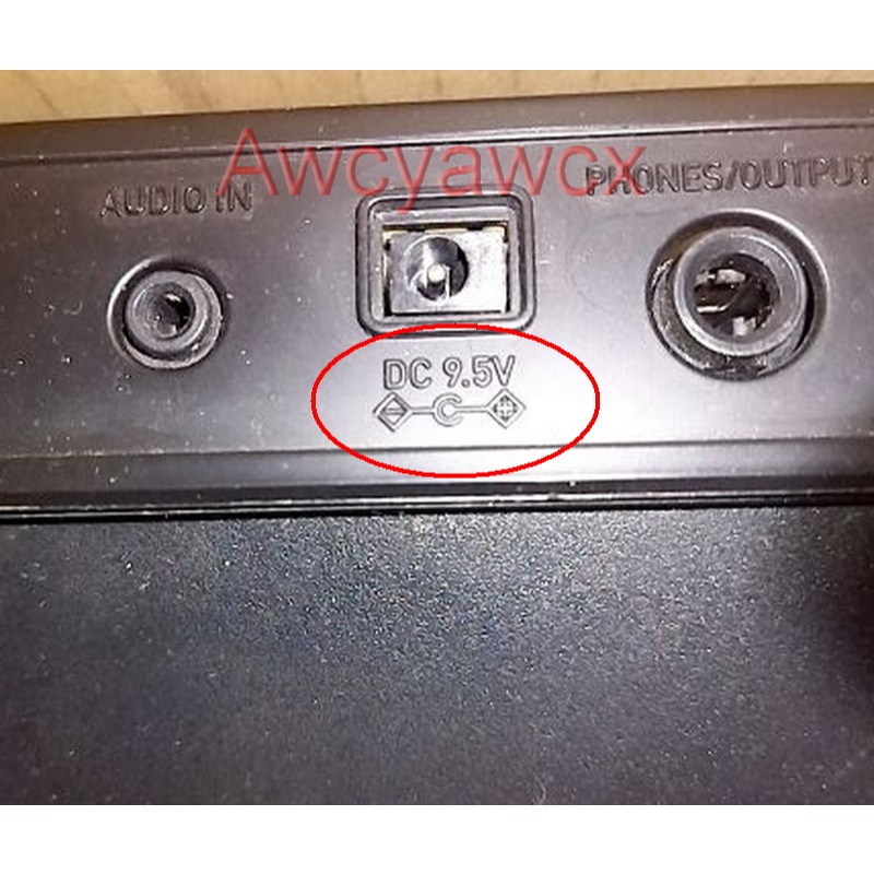DC เครื่องชาร์จอะแดปเตอร์ไฟฟ้า 9.5V 1A AC Adapter Charger For Casio Keyboard Pianos CT-S1 CTK-245 AD-5X 2010 AD-E95100L ADE95100L AD-E95100LW Electronic Piano SA-77 SA-46 SA-47 SA-76 SA-78 ราคา ถูกที่สุด ดีลบีเคเค แกลเลอรีภาพที่ 2