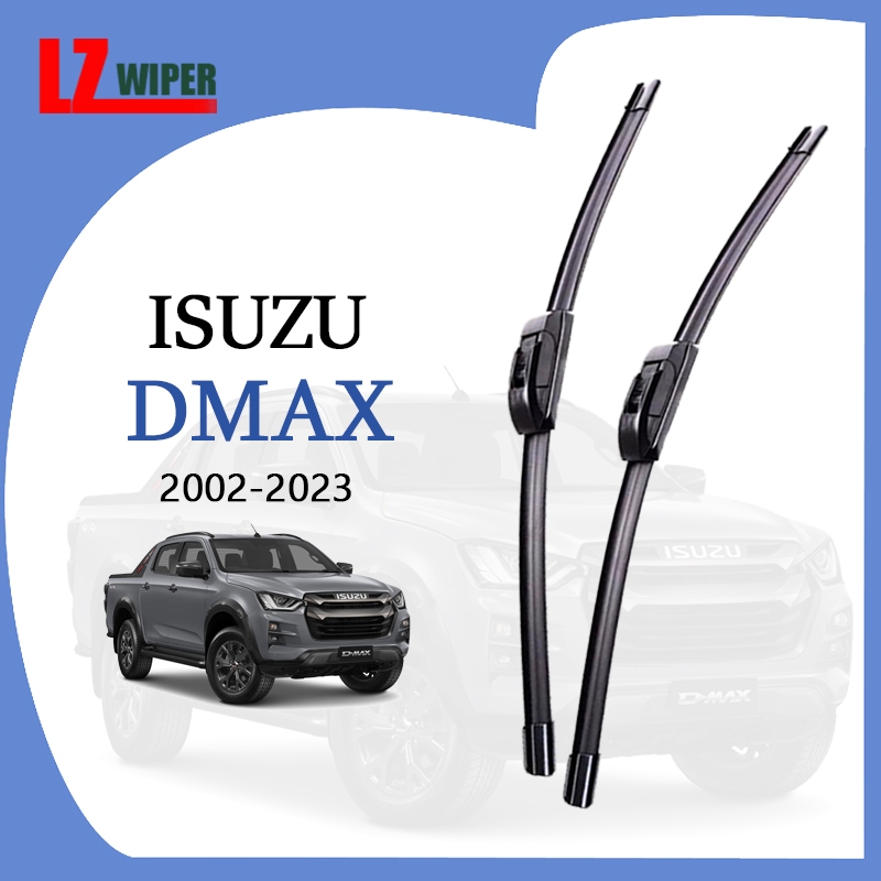 ISUZU DMAX Wiper สําหรับ 2002-2023 D-MAX DMX AT/MT Pickup รถใบปัดน้ําฝนหน้าต่างด้านหน้าชุด