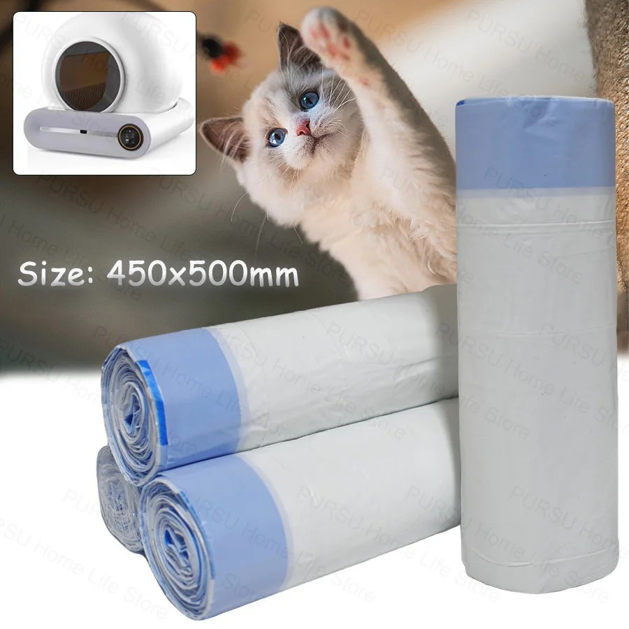 Meet, Catlink, Petkit, Papifeed, Pando, Baymax, Airrobo, Litter Robot ถุงขยะห้องน้ำแมว