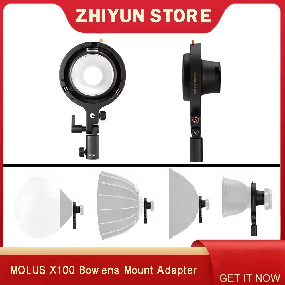 Zhiyun ZY Mount to Bowens Mount Adapter สําหรับ Zhiyun Molus X100 X100 Combo X100 Pro กระเป๋า COB Li
