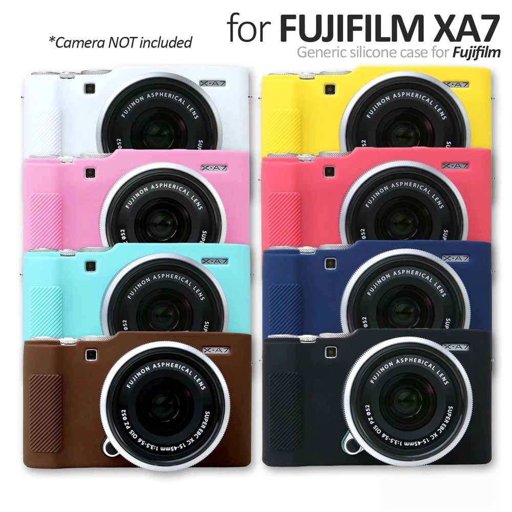 เคสซิลิโคนนิ่ม ป้องกันกล้อง สําหรับ Fujifilm XA7 Fuji X-A7