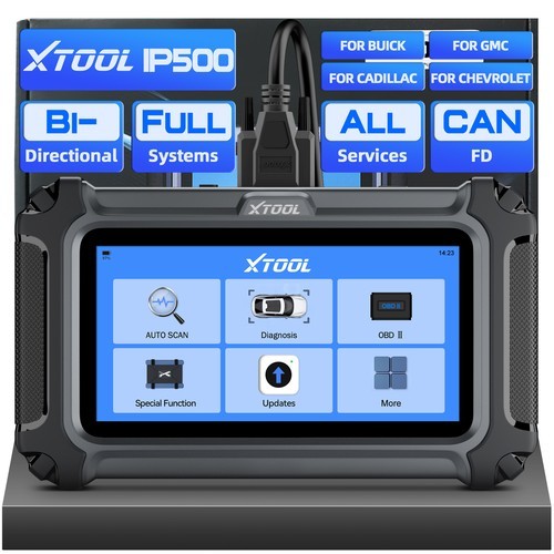 XTOOL IP500-BCC OBD2 Scanner for GM/Buick/Chevrolet/Cadillac All System CANFD Lifetime Free 25+Reset