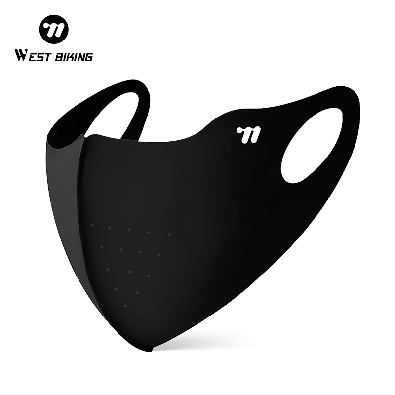 WEST BIKING หน้ากากระบายอากาศ UV Protection Mask UPF50+ 3D ผ้าไหมน้ําแข็งไม่มีรอยต่อ Pore Eye Protection Mask