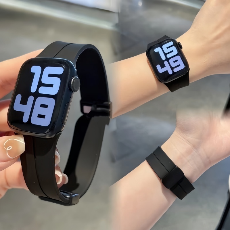 หัวเข็มขัดแม่เหล็กสําหรับHuaweiนาฬิกาFit 5 5 Pro 4 Pro 3 Soft Sport Bandสายรัดเปลี่ยนสายรัดข้อมือสร้อยข้อมือสําหรับHuaweiนาฬิกาFit4 4Pro Fit5 Smartwatchอุปกรณ์เสริม