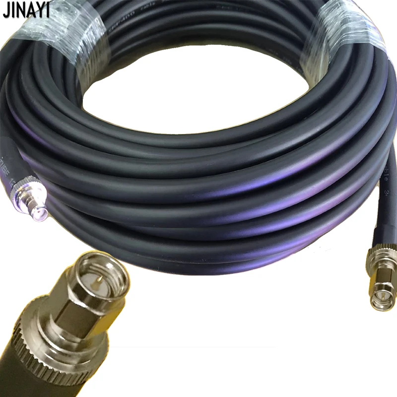 1 PC LMR-400 SMA ชาย SMA หญิง RF Coax Pigtail เสาอากาศสาย LMR400 วิทยุ HAP 1/2/3/8/10 M