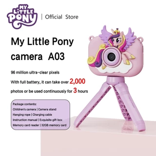 กล้องดิจิตอลสําหรับเด็ก My Little Pony A03 - กล้องวิดีโอภาพและวิดีโอความละเอียดสูงพร้อมพิมพ์ทันที [รุ่นใหม่ 2025]