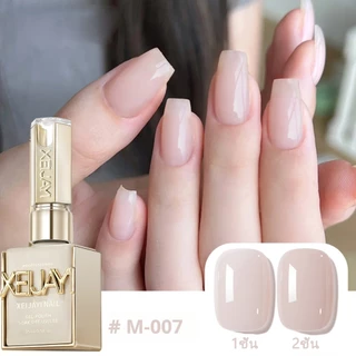 XEIJAYI 15มล--M007 สีทาเล็บนู้ดชมพูใหม่ ติดทนนาน เหมาะสำหรับร้านทำเล็บและของขวัญวันหยุด