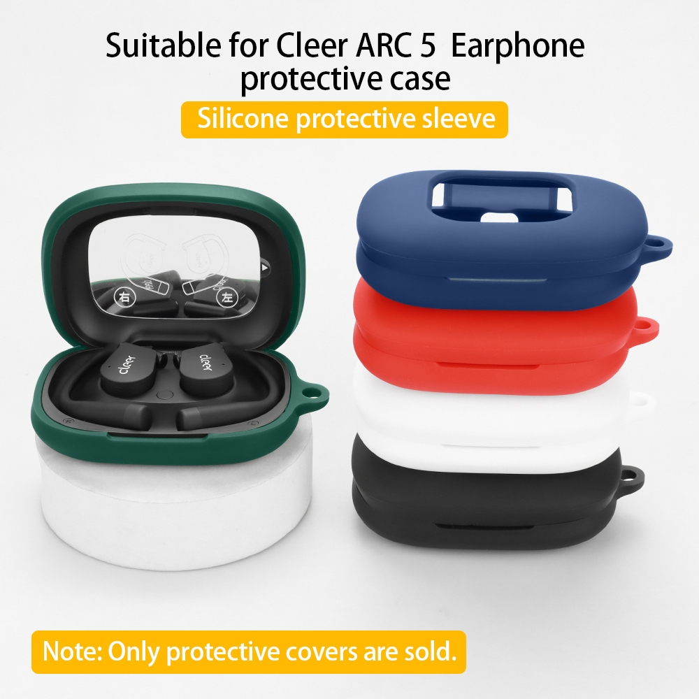 สําหรับเคสป้องกันหูฟัง Cleer ARC 5 | ฝาครอบซิลิโคนอ่อนนุ่มพรีเมี่ยมการออกแบบน้ําหนักเบาพอดีง่าย | กันกระแทกป้องกันรอยขีดข่วนป้องกันฝุ่นฝาครอบ