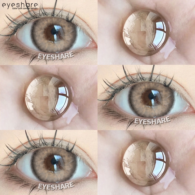 Eyeshare Yucca คอนแทคเลนส์สีน้ำตาล เลนส์ธรรมชาติ คอนแทคเลนส์รายปี ส่งไวจากไทย