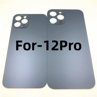 กระจกด้านหลังสําหรับ 12 Pro ฝาหลังแบตเตอรี่กระจกด้านหลังสําหรับ IP 12 Pro Max