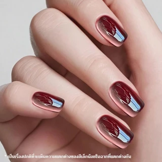 XEIJAYI 15มล สีเบอร์กันดีเข้มแคทอายส์ น้ำยาทาเล็บ ติดทนนาน เหมาะสำหรับใช้ในบ้านและร้านทำเล็บ
