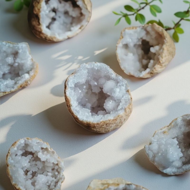 ✨【โขดหินคริสตัลควอตซ์ขาวธรรมชาติ】หินคริสตัลกลุ่มสำหรับตกแต่งบ้าน เพิ่มพลังงานบวก ของขวัญความสุข ✨