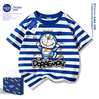 【มีสินค้าในสต็อก】 เสื้อยืดเด็ก NASA สีขาว เนื้อผ้าฝ้าย 100% …