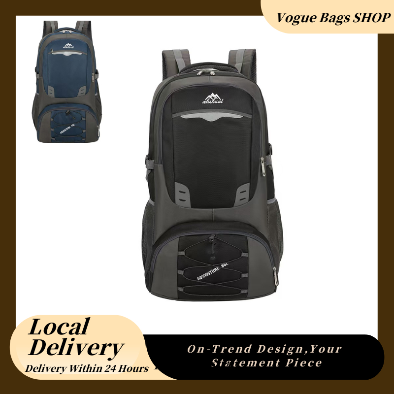 Traveler Backpack 40L / 60L / 85L / กระเป๋าเป้สะพายหลังกระเป๋าเป้สะพายหลังกันน้ํากลางแจ้ง Rucksack ก