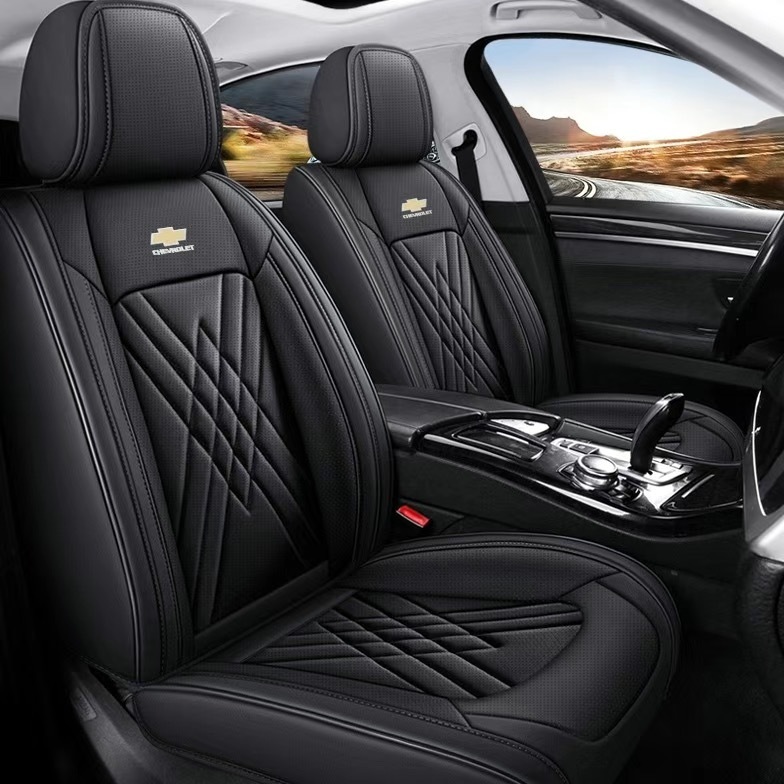 ปลอกหนังหุ้มเบาะรถยนต์ Chevrolet car seat cover leather Trailblazer Universal Malibu Cruze Captiva Tracker Colorado auto Seat Protector Covers