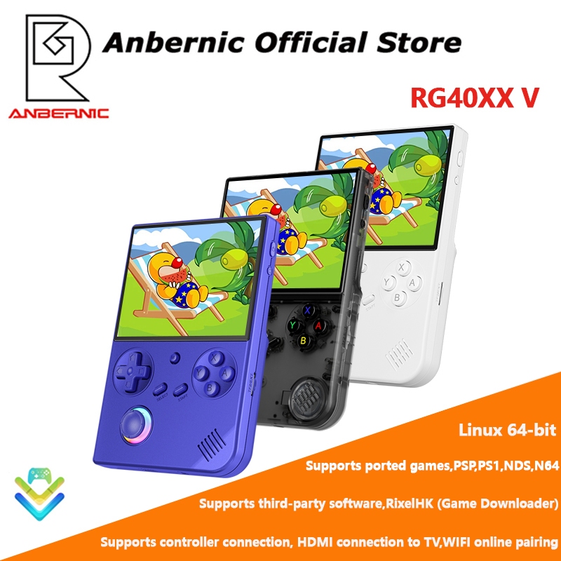 th Anbernic RG40XX V 4 นิ้วคอนโซลเกมย้อนยุคพร้อม Linux 64 บิต
