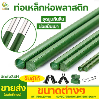 [ชุด 10 ชิ้น] เสาไม้เลื้อย ยาว 60-180ซม หนา 8-20มม สําหรับเรือสําเภา ซุ้มกิ่ง กิ่งผัก คอลัมน์ไม้เลื้อย