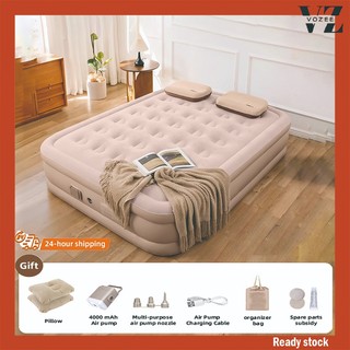 With Free Gift Inflatable Air Bed tilam single Automatic Portable Foldable For Camping Tent camping Air Sofa Bed tilam angin Auto Pump Mattresses