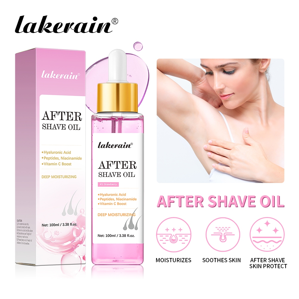 Lakerain After Shave Oil Aftershave Soothing Moisturizing Shaving Oil เพื่อผิวเนียนอ่อนโยนอเนกประสงค