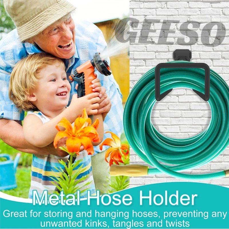 GEESO Metal Garden Hose Holder ที่แขวนสายยางโลหะ ติดผนัง thumbnail 3