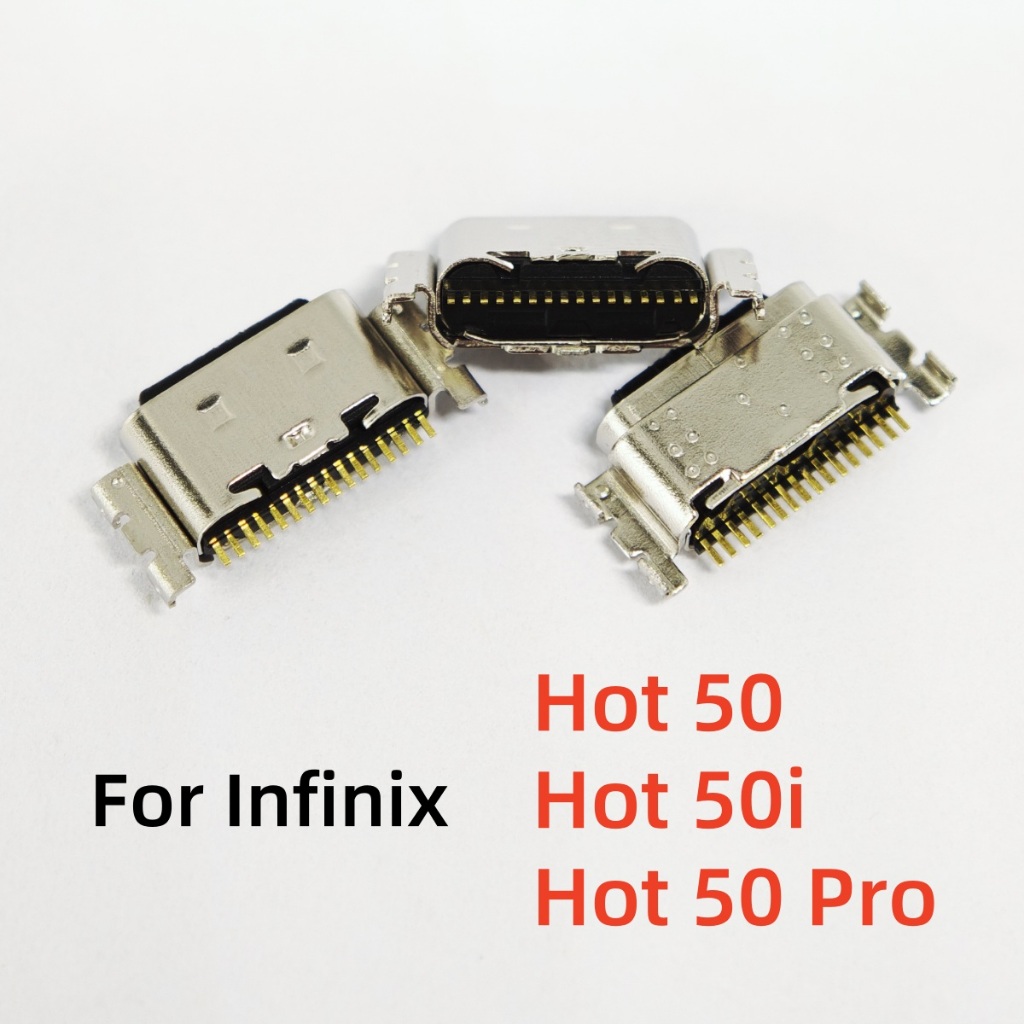 2-20PCS สําหรับ Infinix Hot 50 X6882/ 50i X6531/ 50 Pro X6881/ USB ชาร์จพอร์ต Dock Charger Connector ซ็อกเก็ต