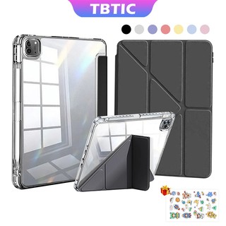 TBTIC For iPad Case With Pencil Holder Air8 M4 Air7 M3 2026 2025 6 Pro 11 2024 Air 5 4 10.9 12th 11th A16 10th 9th 8th Gen 7th 10.2 6th 5th 9.7 Mini 6 Case Transparent