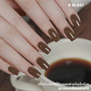 XEIJAYI 15มล สีทาเล็บ 6 สี สีน้ำตาล คงทนยาวนานคงทน เหมาะสำหรับใช้ในบ้านและร้านทำเล็บ