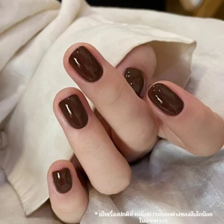 XEIJAYI 15มล--M042 สีทาเล็บสีน้ำตาลกาแฟใหม่ สีสันเข้มข้น เหมาะกับงาน DIY ที่บ้านและร้านทำเล็บ