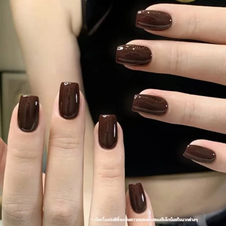 XEIJAYI 15มล--M042 สีทาเล็บสีน้ำตาลกาแฟใหม่ สีสันเข้มข้น เหมาะกับงาน DIY ที่บ้านและร้านทำเล็บ