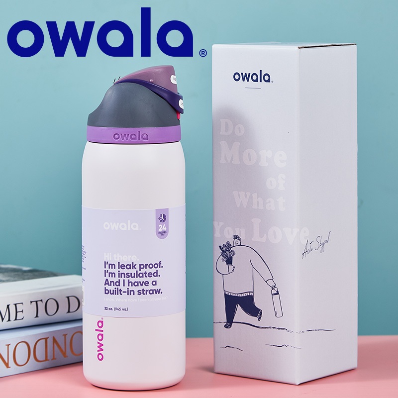 owala water bottle cup freesip tritan with straw bpa free 1 litre coffee mug original 24oz 32oz 40oz