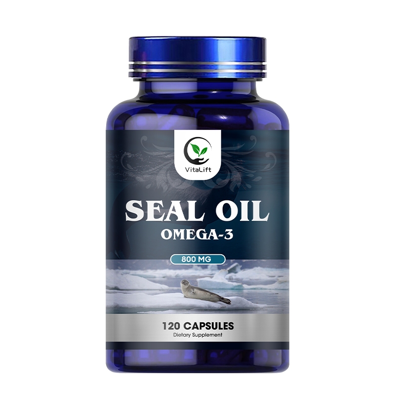VitaLift Omega 3 Seal Oil Capsules พร้อม EPA DPA DHA ช่วยรองรับสมอง Heart & Eye Health Joint Mobilit