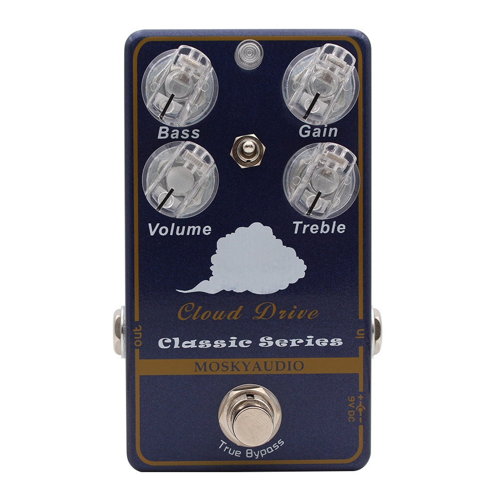 Mosky Cloud Drive Clean Overdrive Effect Pedal True Bypass สําหรับกีตาร์ไฟฟ้า