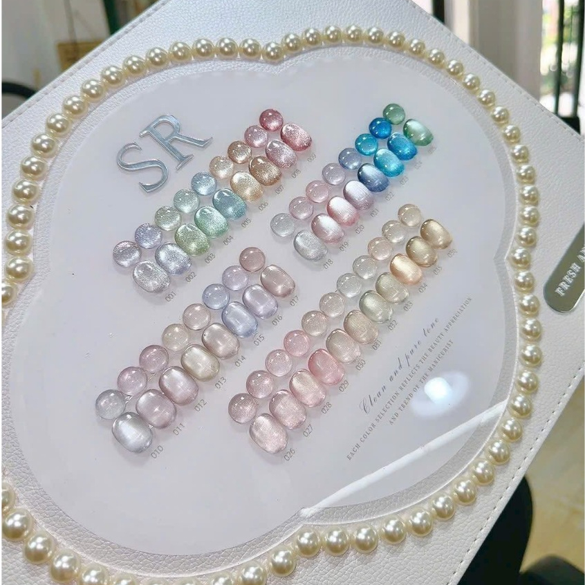 【พร้อมส่ง】 Summer girl 36สี Satin Cat eye (SR) เจลแคทอายเนื้อซาติน สีเจลแคทอาย ลูกแก้ว ฟรีชาร์ทสี