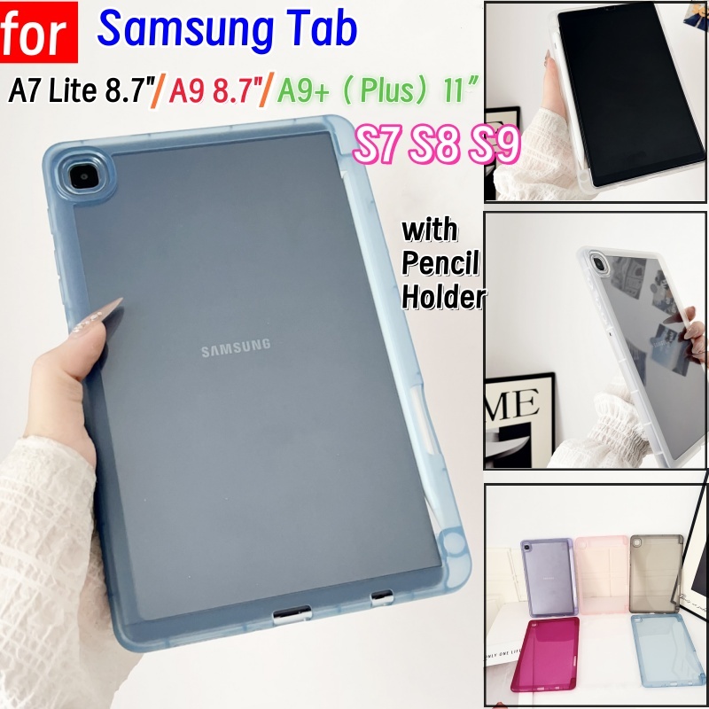 SLIM CANDY Case Tablet สําหรับ Samsung Tab A9 8.7 นิ้ว X110 A9 + A9 Plus 11 X210 A7 Lite T220 S7 S8 