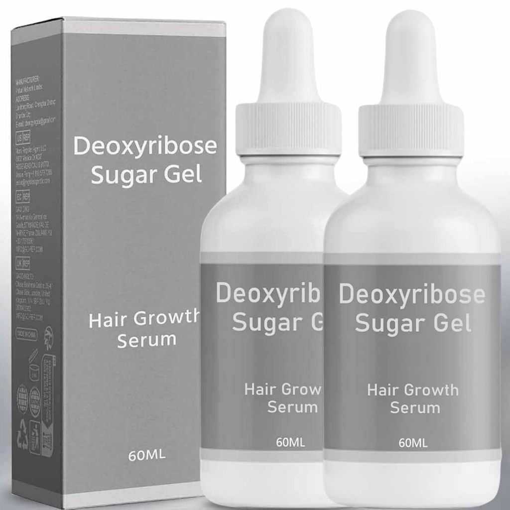 การเจริญเติบโตของเส้นผมเจลน้ําตาลดีoxyribose, Deoxy Ribose Sugar Hair Growth, Deoxyribose Hair Growth Serum