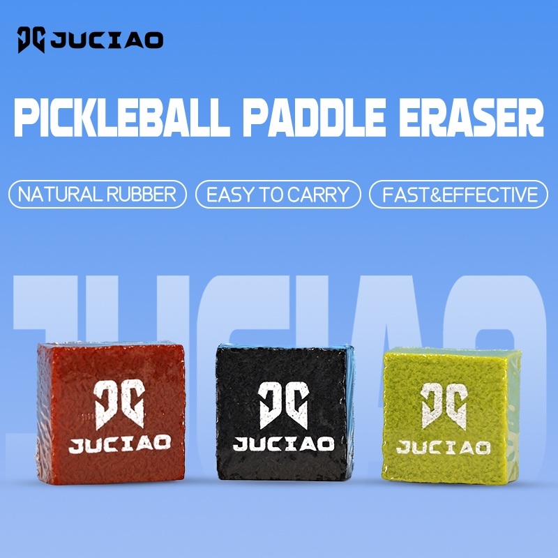 Juciao Pickleball Paddle Eraser Cleaner สําหรับคาร์บอนไฟเบอร์และพายกราไฟท์