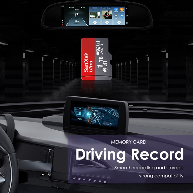 Class 10 A1 SDXC UHS-I TF Card 2TB 1TB 512GB 256GB Micro SD การ์ดสูงสุด 120 เมกะไบต์/วินาทีการ์ดหน่วยความจํา - รูปที่ 7